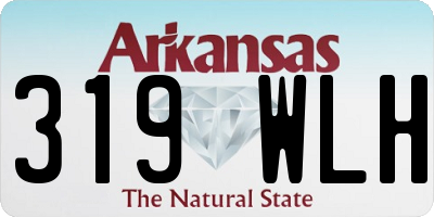 AR license plate 319WLH