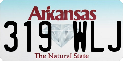 AR license plate 319WLJ