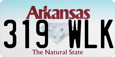 AR license plate 319WLK