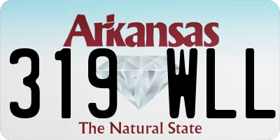 AR license plate 319WLL