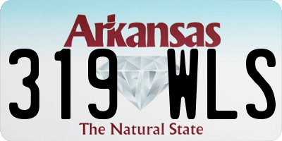 AR license plate 319WLS