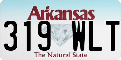 AR license plate 319WLT