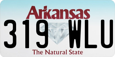 AR license plate 319WLU