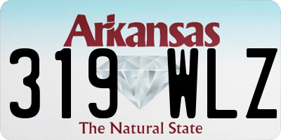 AR license plate 319WLZ