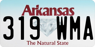 AR license plate 319WMA