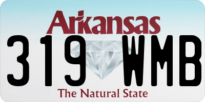 AR license plate 319WMB