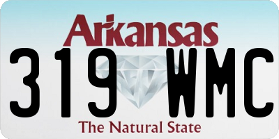 AR license plate 319WMC