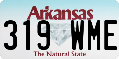 AR license plate 319WME