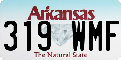 AR license plate 319WMF