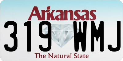 AR license plate 319WMJ