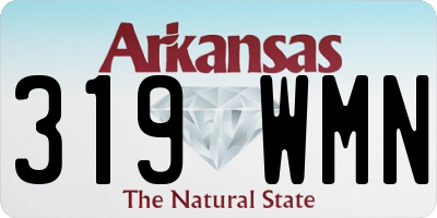 AR license plate 319WMN