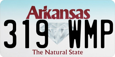AR license plate 319WMP