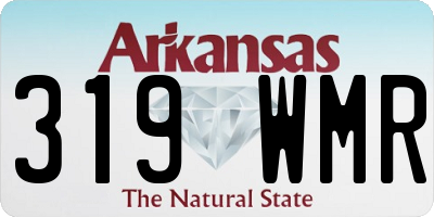 AR license plate 319WMR