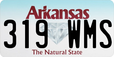AR license plate 319WMS
