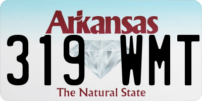 AR license plate 319WMT