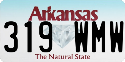 AR license plate 319WMW