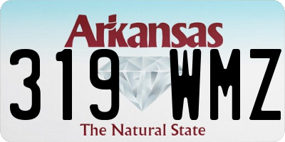 AR license plate 319WMZ