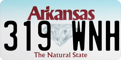 AR license plate 319WNH