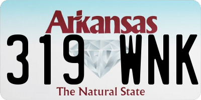 AR license plate 319WNK