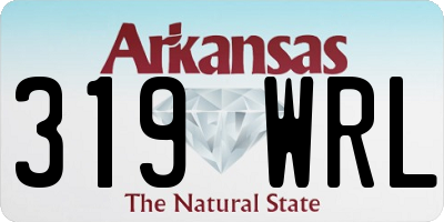 AR license plate 319WRL