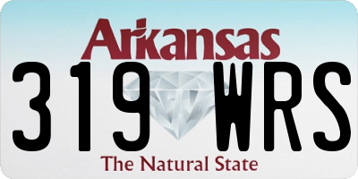 AR license plate 319WRS