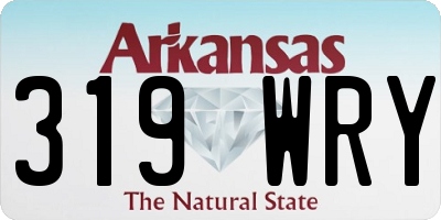 AR license plate 319WRY