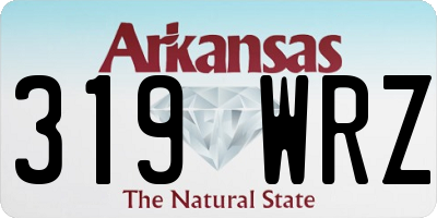 AR license plate 319WRZ