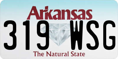 AR license plate 319WSG
