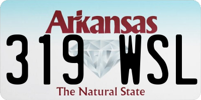 AR license plate 319WSL