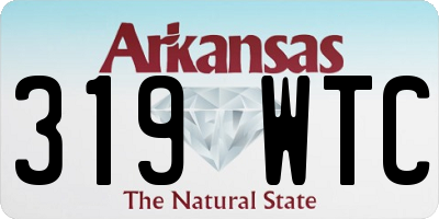 AR license plate 319WTC