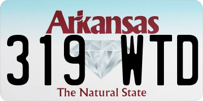 AR license plate 319WTD