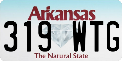 AR license plate 319WTG