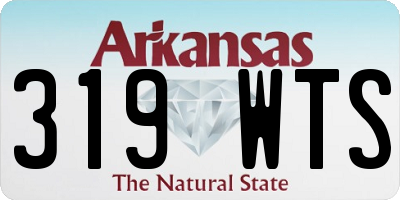 AR license plate 319WTS