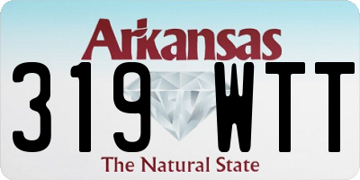 AR license plate 319WTT