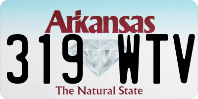AR license plate 319WTV