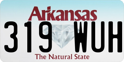 AR license plate 319WUH