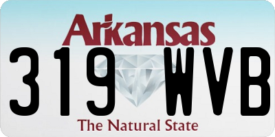 AR license plate 319WVB