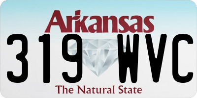 AR license plate 319WVC