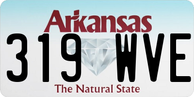 AR license plate 319WVE
