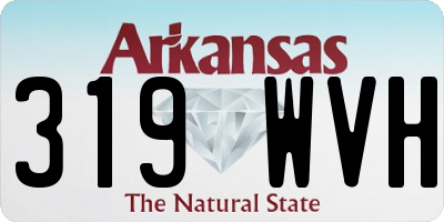 AR license plate 319WVH