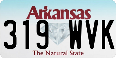 AR license plate 319WVK