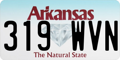 AR license plate 319WVN