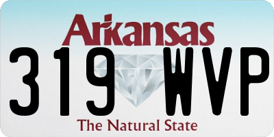 AR license plate 319WVP