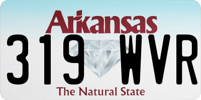 AR license plate 319WVR