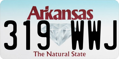 AR license plate 319WWJ