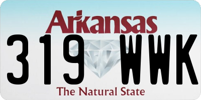 AR license plate 319WWK