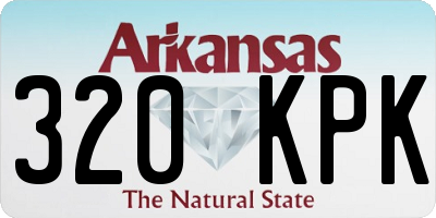 AR license plate 320KPK