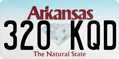 AR license plate 320KQD