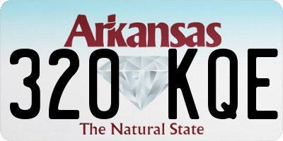AR license plate 320KQE