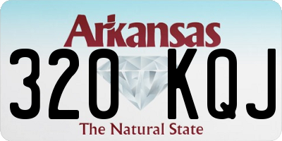 AR license plate 320KQJ